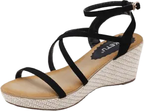 Elastiska sandaler, färgglad design, lätta, trendiga och moderiktiga sommarskor