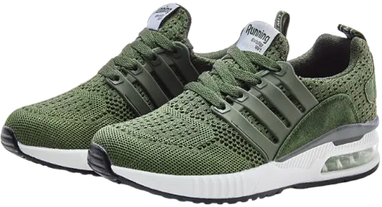 Army Sneakair I Löparskor i vitt med lätt slip-in-design och elastiska skosnören för enkel passform.